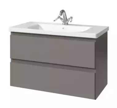 Тумба с раковиной «Caprigo» Форте 90 (Soft 90) подвесная айрон