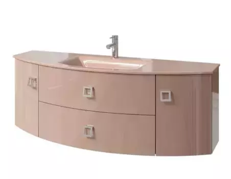 Тумба с раковиной «Caprigo» Легато 140 (Легато 140) подвесная капучино