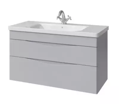 Тумба с раковиной «Caprigo» Ленто 100 (Soft 100) подвесная стилл