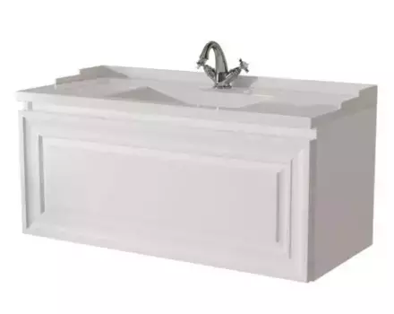 Тумба с раковиной «Caprigo» Понца 100 (102/47 Y-100В) подвесная белая