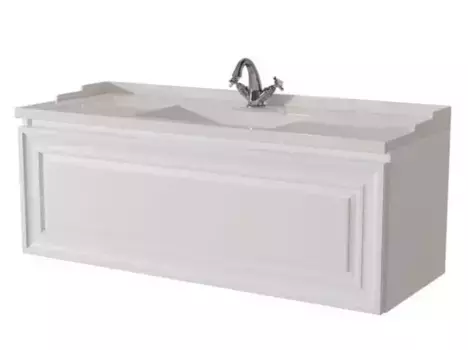 Тумба с раковиной «Caprigo» Понца 120 (122/46 70-F120) подвесная белая