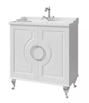 Тумба с раковиной «Caprigo» Валлетта 80 (82/48 Y-080B) бланж матовая