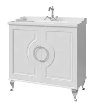 Тумба с раковиной «Caprigo» Валлетта 90 (93/47 Y-090B) бланж матовая