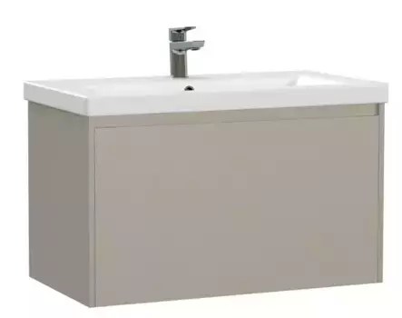 Тумба с раковиной «Cersanit» Grande 80 (Como 80) подвесная бежевая