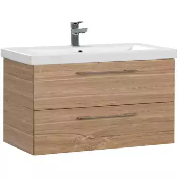 Тумба с раковиной «Cersanit» Lara 80 64138 (Moduo 80) подвесная орех