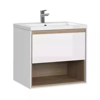 Тумба с раковиной «Cersanit» Louna 60 64070 (Como 60) подвесная белая