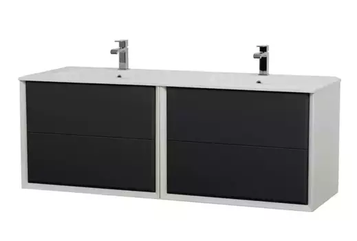 Тумба с раковиной «Cezares» Bellagio 70 (141/46) подвесная Grafite