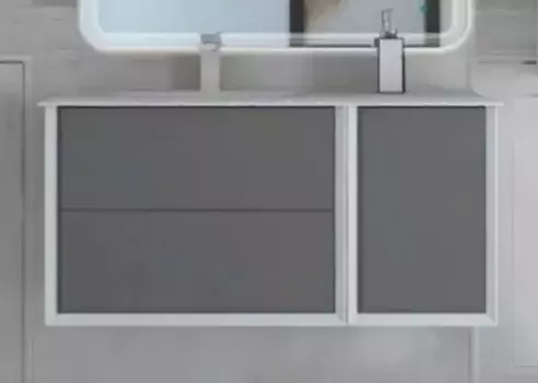 Тумба с раковиной «Cezares» Bellagio 70 (50213 106/46-L) подвесная Grigio nuvola