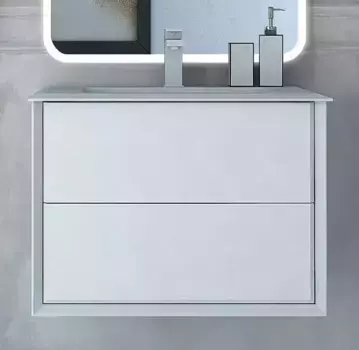 Тумба с раковиной «Cezares» Bellagio 70 (71/46) подвесная Bianco opaco