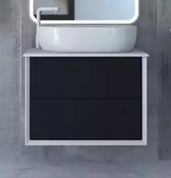 Тумба с раковиной «Cezares» Bellagio 70 (Bellagio 60/42) подвесная Grafite