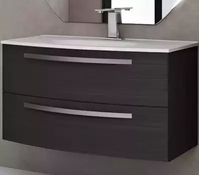 Тумба с раковиной «Cezares» Comfort 100 (Comfort 101) подвесная Grigio Scuro