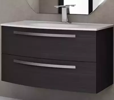 Тумба с раковиной «Cezares» Comfort 100 (Comfort 101/55) подвесная Grigio Scuro