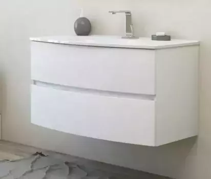 Тумба с раковиной «Cezares» Dalila 75 (Comfort 75/55) подвесная Frassinato Bianco