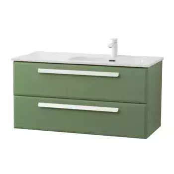 Тумба с раковиной «Cezares» Eco-cer-n 100 (CZR-8095-100-R) подвесная Фисташковый Софт