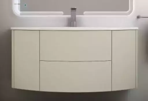 Тумба с раковиной «Cezares» Eden 120 (Eden 120) подвесная Grigio natura