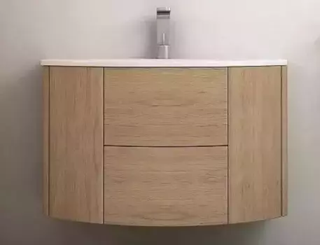 Тумба с раковиной «Cezares» Eden 90 (Eden 92/51) подвесная Rovere Tabacco