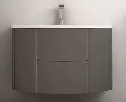 Тумба с раковиной «Cezares» Eden 90 (Eden 92/52) подвесная Grigio talpa opaco