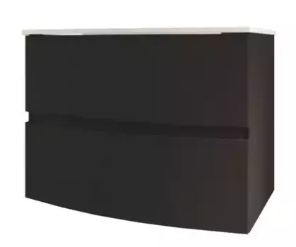 Тумба с раковиной «Cezares» Elettra 100 (Comfort 101/55) подвесная Grafite