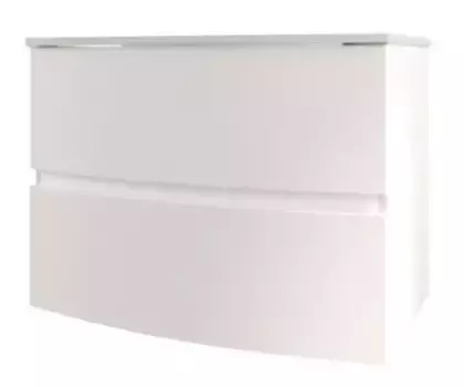 Тумба с раковиной «Cezares» Elettra 75 (75/52) подвесная Bianco opaco