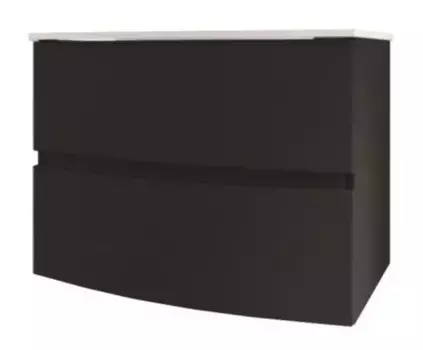 Тумба с раковиной «Cezares» Elettra 75 (75/52) подвесная Grafite