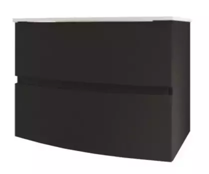 Тумба с раковиной «Cezares» Elettra 75 (Comfort 75/51) подвесная Grafite
