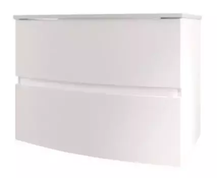 Тумба с раковиной «Cezares» Elettra 75 (Comfort 75/55) подвесная Bianco opaco