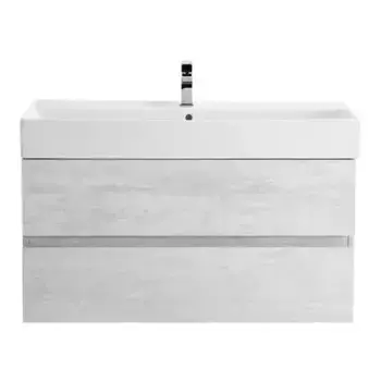 Тумба с раковиной «Cezares» Molveno-46 100 (CZR-MIL-100-LVB 100/46) подвесная Legno Bianco