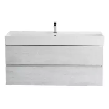 Тумба с раковиной «Cezares» Molveno-46 120 подвесная Legno Bianco