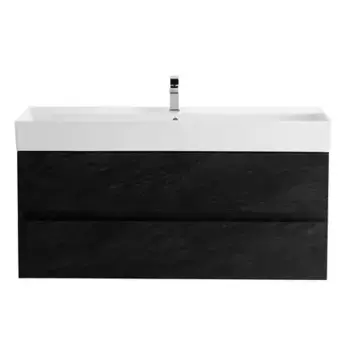 Тумба с раковиной «Cezares» Molveno-46 120 подвесная Nero