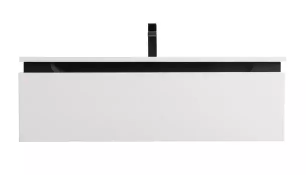 Тумба с раковиной «Cezares» Slider 100 (100/48 CZR-1000/480-LV-MR-PRS) подвесная Bianco Opaco