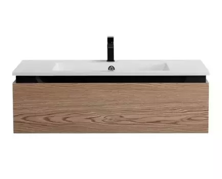 Тумба с раковиной «Cezares» Slider 100 (100/48 CZR-1000/480-LV-MR-PRS) подвесная дуб тангент