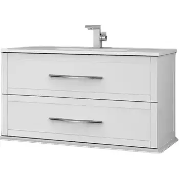 Тумба с раковиной «Cezares» Tiffany 100 (100/47) подвесная Bianco opaco