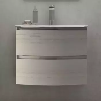 Тумба с раковиной «Cezares» Vague 70 (Sting 70/52) подвесная Rovere sbiancato