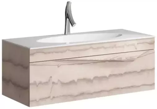 Тумба с раковиной «Clarberg» Papyrus wood 100 (Elegance 100) подвесная светлое дерево