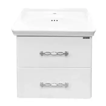 Тумба с раковиной «Comforty» Неаполь 65 подвесная белая