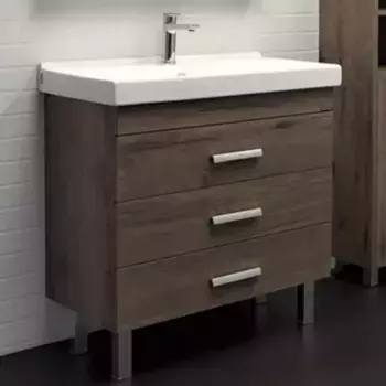 Тумба с раковиной «Comforty» Никосия 80Н (Fest 80 F01) дуб тёмный