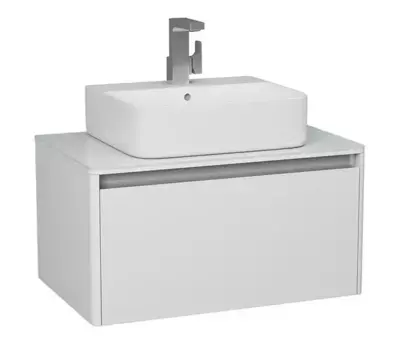 Тумба с раковиной «Diborg» Hanna 70 с ящиком (Джой-3 46/39) подвесная белая