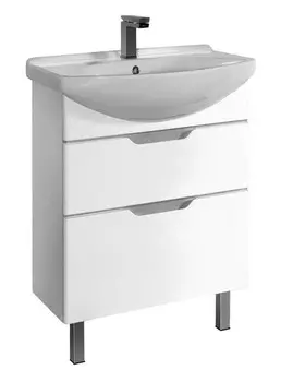Тумба с раковиной «Dreja» Laguna Plus 65 (Лагуна 65) белая