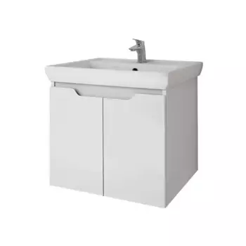 Тумба с раковиной «Dreja» Q (D) 55 (Q 55) подвесная белый глянец