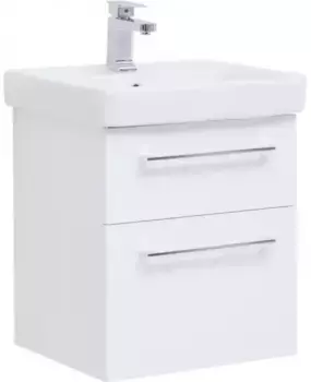 Тумба с раковиной «Dreja» Q Max 55 (Q 55) подвесная белый глянец