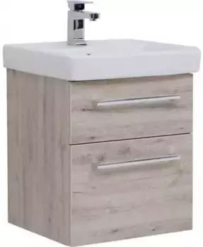 Тумба с раковиной «Dreja» Q Max 55 (Q 55) подвесная дуб кантри