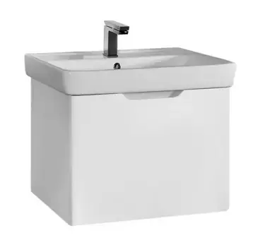 Тумба с раковиной «Dreja» Tiny 50 (Мини 50) подвесная белая ДУБЛЬ 219896