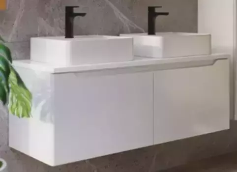 Тумба с раковиной «Dreja» W 125 (Джой 3) подвесная