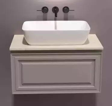 Тумба с раковиной и столешницей «Sancos» Very 79 подвесная Doha Soft