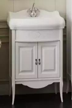 Тумба с раковиной из массива «Opadiris» Лоренцо 60 (Victoria(1837) 60) белая