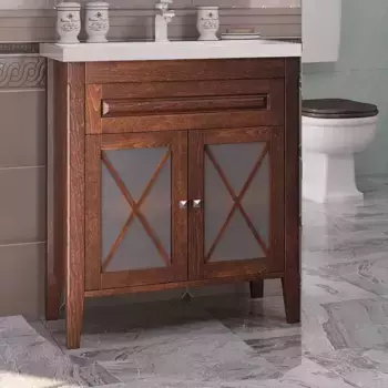 Тумба с раковиной из массива «Opadiris» Палермо 80 (Frame 80) светлый орех