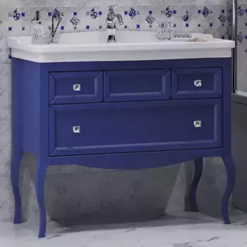 Тумба с раковиной из массива «Opadiris» Валери 105 (Модерн 105) сапфир