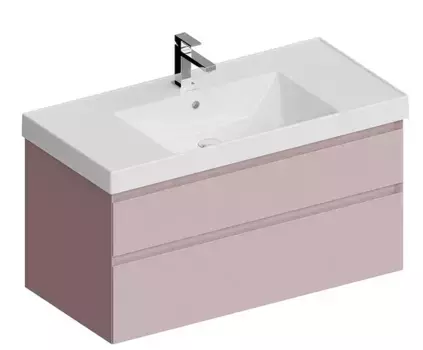 Тумба с раковиной «Kerama Marazzi» Cubo 100 New (Cubo 100/48) подвесная мальва матовая