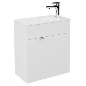 Тумба с раковиной «Kerama Marazzi» Lato 50.1 (Lato 50/27) подвесная белый глянец правая