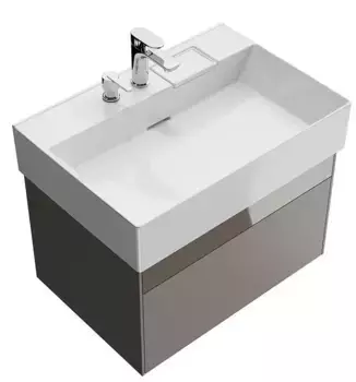 Тумба с раковиной «Kerama Marazzi» Logica 70 New (Logica 70-2) подвесная песчаная